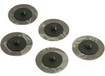 HAZET Schleifpads Satz, ⌀ 50 mm, 5 St&uuml;ck - 9033-11-S120