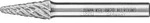 PFERD TOOLS Hartmetall Hochleistungsfr&auml;sstift ALLROUND Rundbogen KEL universal...