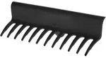 Kerbl Boxenrechen schwarz - 29244 - schwarz