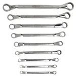 KS Tools EDELSTAHL Doppel-Ringschl&uuml;ssel-Satz, gekr&ouml;pft, 9-tlg - 964.1140
