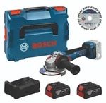 Bosch Werkzeug-Set: GWS 18V-11 S + 2x GBA 5.0Ah + GAL + Trennscheibe 125 in L-BOXX -