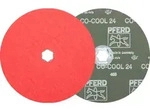 PFERD TOOLS COMBICLICK Keramikkorn Fiberscheibe f&uuml;r Edelstahl - 64193302