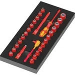 Wera 9727 Schaumstoffeinlage 8007 A VDE Zyklop VDE Knarre Set 1, 1/4" - 05150117001