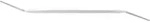 PFERD TOOLS Diamant-Riffelfeile flachstumpf - 15209141