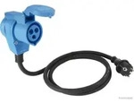 HERTH&BUSS Adapter Schuko auf CEE 3-polig / Schuko blau - 51307052 - blau