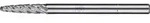 PFERD TOOLS Hartmetall Hochleistungsfr&auml;sstift ALLROUND Rundbogenform RBF universal