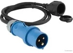 HERTH&BUSS Adapter CEE 3-polig auf Schuko blau - 51307051 - blau