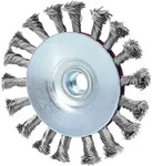 KS Tools Rostfreie Kegelform-Stahldrahtrundb&uuml;rste, 0,5mm - 340.0051