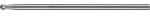 PFERD TOOLS Hartmetall Fr&auml;sstift Kugel KUD Z3P universal mittel kreuzverzahnt mit