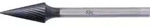 PFERD TOOLS Hartmetall Hochleistungsfr&auml;sstift Spitzkegel SKM &Oslash; 06x13mm...