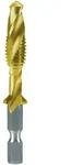 RUKO Kombi-Maschinengewindebohrer-Bit "lang" HSS TiN - 270019T