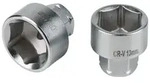 KS Tools 11 mm Durchgangs-Stecknuss, 13 mm - 918.3069