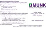 MUNK Kennzeichnungsschild f&uuml;r Steigschutzeinrichtung - 019007