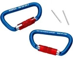KNIPEX Materialkarabiner 2 St&uuml;ck 82 mm - 005003TBK