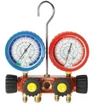 ROTHENBERGER Monteurhilfe-Set 4-Wege I Standard, R410A, mit Manometer,Pulse-free,