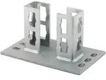 Fischer Sattelflansch PSF 124 zinklamellenbeschichtet - 542718