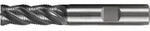 PFERD TOOLS VHM-Fr&auml;ser &Oslash;8mm, 4 Schneiden, mit Schruppverzahnung, 2xDC, Fase 0,2mm,
