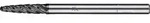 PFERD TOOLS Hartmetall Hochleistungsfr&auml;sstift ALLROUND Rundbogen RBF &Oslash; 06x13mm