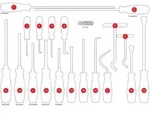 KS Tools Leere Schaumstoffeinlage zu 811.1019 - 811.1019-97