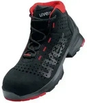 uvex 1 Sicherheitsschuh S1 Stiefel gelocht schwarz/rot 51 - 8547851 -...
