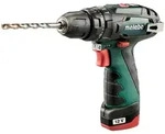 Metabo Akku-Schlagbohrschrauber PowerMaxx SB Basic Kunststoffkoffer - 12V 2x2Ah