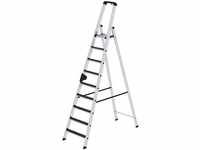 Munk Stufen-Stehleiter einseitig begehbar mit clip-step R13 9 Stufen - 041629
