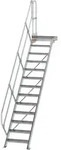 Munk Treppe mit Plattform 45&deg; Stufenbreite 600 mm - 600433