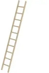 Munk Sprossen-Anlegeleiter Holz ohne Traverse - 033110