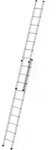 Munk Sprossen-Schiebeleiter 2-teilig ohne Traverse - 020210