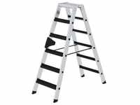 Munk Stufen-Stehleiter beidseitig begehbar mit clip-step relax 2x6 Stufen - 042212