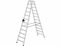 Munk Stufen-Stehleiter beidseitig begehbar 2x12 Stufen - 040224