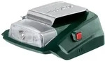 Metabo Akku-Power-Adapter PA 14.4-18 LED-USB mit 12 V-Anschluss und LED-Licht -