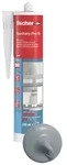 Fischer Sanit&auml;rsilikon Sanitary Pro SI (DSSA) silbergrau 310 ml - 058530
