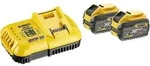 DEWALT XR FLEXVOLT Akku-Starter-Set 54V / 162Wh + 2 Akku + 1 Doppelladeger&auml;t