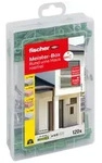 Fischer Meister-Box Rund ums Haus rostfrei + Schraube (120 Teile) - 531227