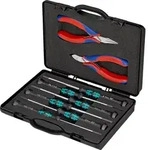 KNIPEX Elektronikzangen-Set mit Werkzeugen f&uuml;r Arbeiten an elektronischen Bauteilen