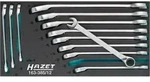 HAZET Knarren Ring-Maulschl&uuml;ssel Satz Einlage 12-teilig - 163-385/12