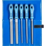 PFERD TOOLS Werkstattfeilen-Set WR 5-tlg. in Rolltasche Hieb 3 f&uuml;r Feinbearbeitung,