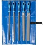 PFERD TOOLS Werkstattfeilen-Set 5-tlg. in Rolltasche 300mm Hieb 1 f&uuml;r grobe