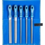 PFERD TOOLS Werkstattfeilen-Set WR 5-tlg. in Rolltasche Hieb 2 universell zum