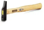 STANLEY Schreinerhammer Holzstiel 315 g Kopfabmessung 25 mm schwarz - 1-54-641