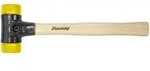 Wiha Schonhammer Safety mittelhart/mittelhart mit Hickory-Holzstiel, Rund-Schlagkopf