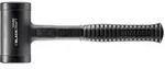 HALDER BLACKCRAFT - Schonhammer mit bruchsicherem Stahlrohrstiel, ergonomisch...