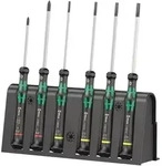 Wera 2035/6 B Elektronik-Schraubendrehersatz + Rack, 6-teilig - 05118152001