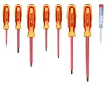 KS Tools ERGOTORQUE VDE Schraubendreher-Satz, PH+Schlitz, 8-tlg - 117.0550