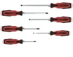 KS Tools ERGOTORQUEmax Schlagkappen-Schraubendreher-Satz, 6-tlg Schlitz, PZ -