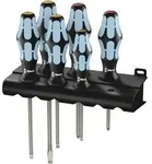 Wera 3334/6 Schraubendrehersatz, Edelstahl + Rack, 6-teilig - 05032060001