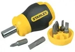 STANLEY Bit-Schraubendreher kurz m. 6 Bits Schl. Phillips - 0-66-357