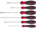 Wiha Schraubendreher Set SoftFinish Schlitz, Pozidriv 6-teilges Set - 07153