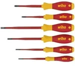 Wiha Schraubendreher Set SoftFinish electric slimFix Schlitz, Phillips 6-teilges Set